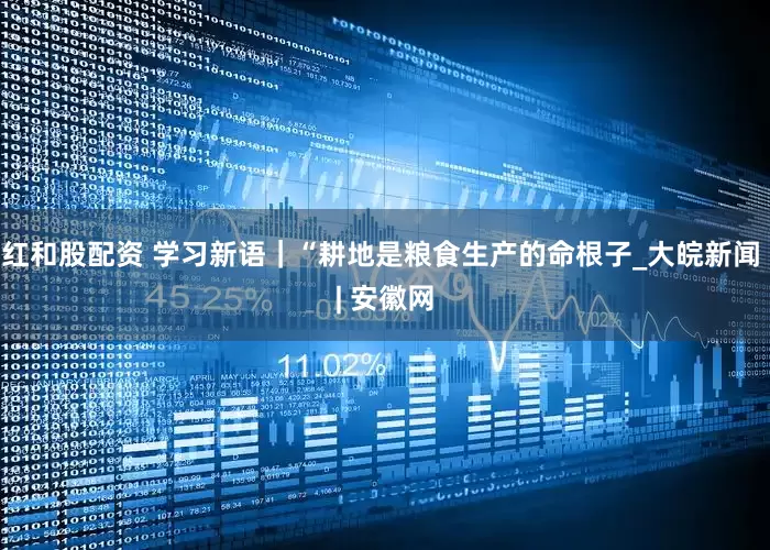 红和股配资 学习新语｜“耕地是粮食生产的命根子_大皖新闻 | 安徽网
